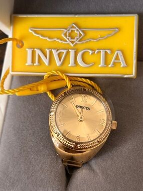 Invicta Gold Tone Women's Watch Ring